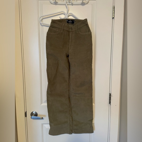 Corduroy green jeans - Picture 1 of 2